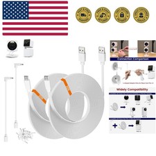 2-Pack 20ft Power Extension Cable Compatible with Wyze Cam v4,Wyze Cam Pan v3...
