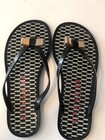 Coach New York Jelly Flip Flop Sandals With Gold Tone Bow Accent Size 5  — photo 2