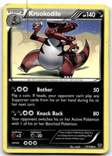 Krookodile 71/146 XY Base Set Rare Normal Pokemon TCG HP