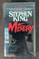 MISERY By Stephen King - 1st Signet Paperback With Misery's Return Cover insert