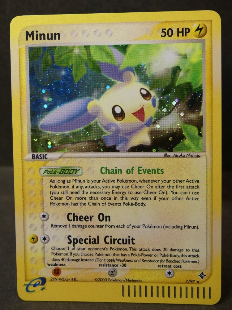 Pokémon TCG Minun #7/97 Dragon Holo - near mint