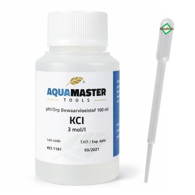 Aqua Master Aufbewahrungslösung pH Elektrode EC-Messgerät Reinigung Wartung