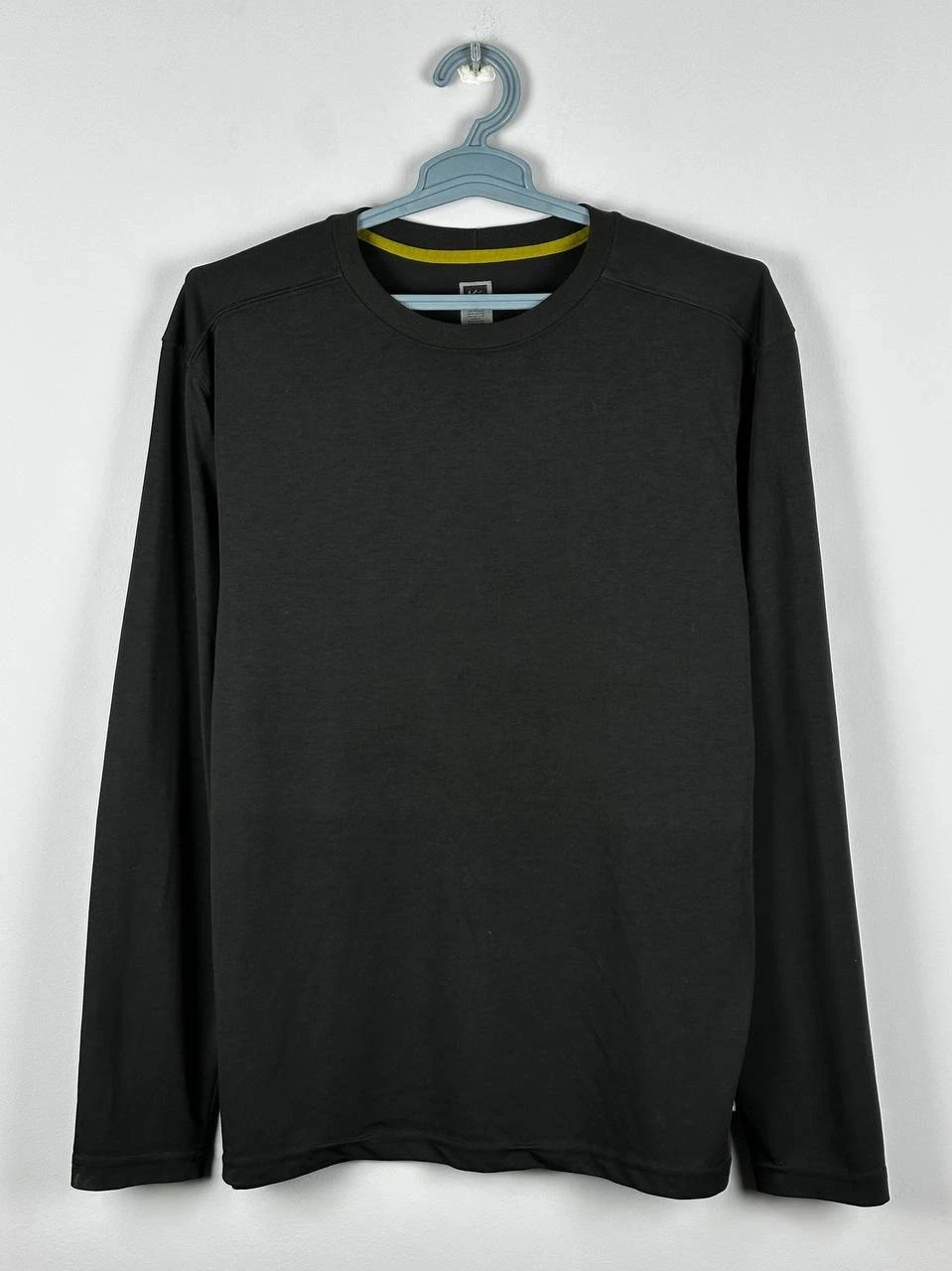 Rei Base Layer Long Sleeve Top Solid Made In USA L