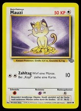 Meowth Pokemon Card Jungle Meowth NO. 052 Common Non Holo Japanese