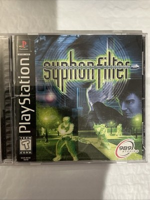 Syphon Filter Sony PlayStation 1, 1999 PS1 CIB  Black Label Authentic Free Ship