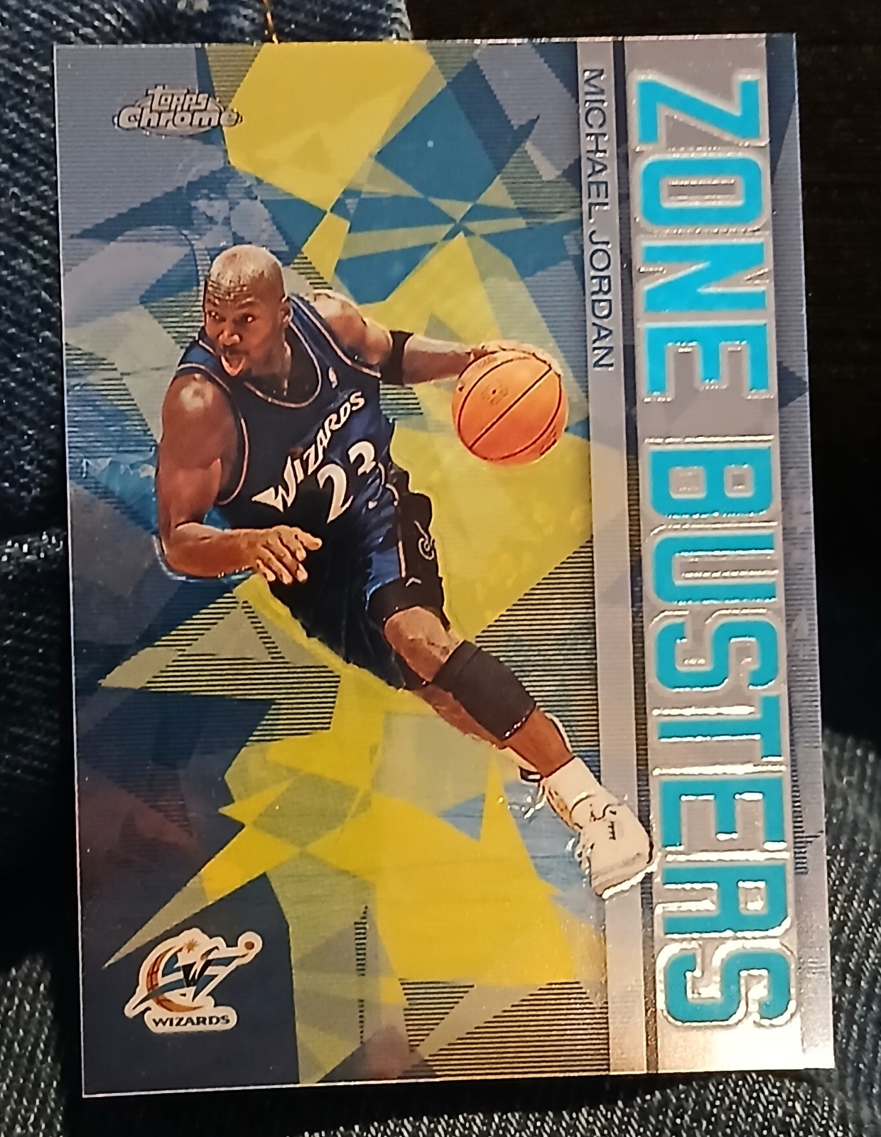 2002-03 TOPPS CHROME MICHAEL JORDAN ZONE BUSTER WASHINGTON WIZARDS-CHICAGO BULLS