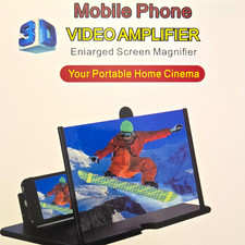 3D Mobile Phone Video Amplifier Screen Magnifier Enlarged Display, Black