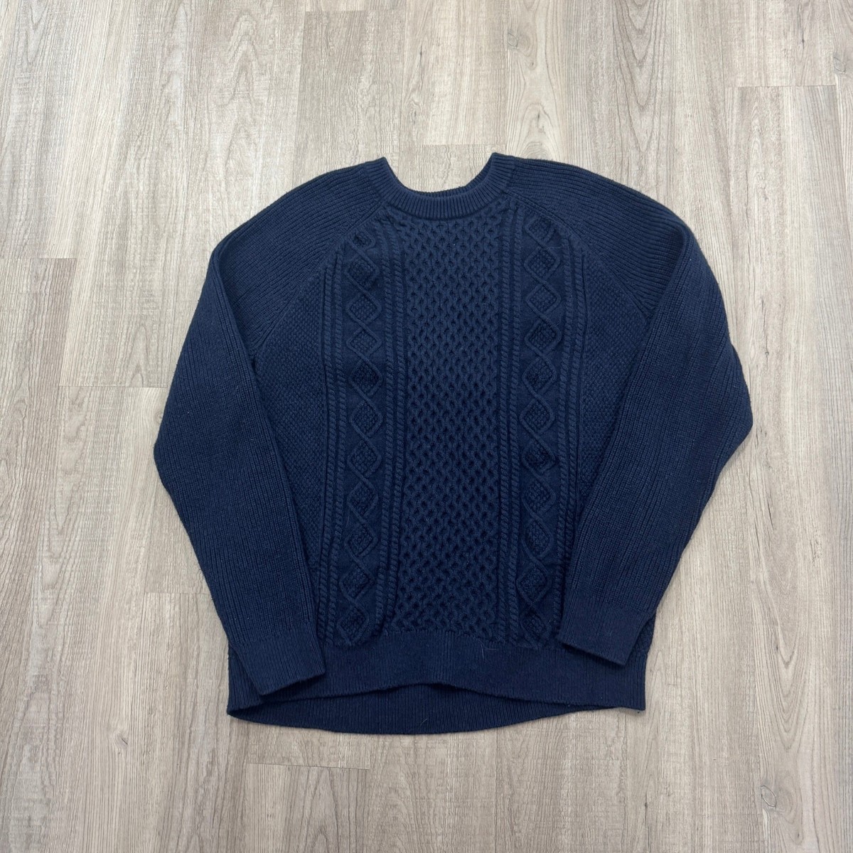 Cable Knit Gap Navy Jumper Gap Knit Sweater Men's Extra Large XL