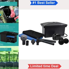 Complete Filter Kit with Pump 330 GPH for Small Ponds Up to 500 Gallons