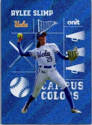 2026 ONIT NIL UCLA Softball #CC-5 Rylee Slimp Campus Colors Dark Holo