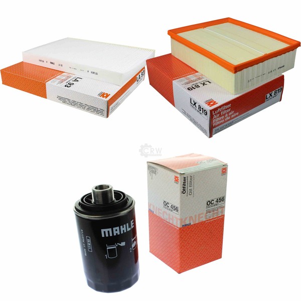 Mahle / Knecht Innenraumfilter LA 93 Luftfilter LX 819 ÖLfilter OC 456-image