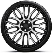 FÜR MERCEDES CITAN 14" ZOLL RADKAPPEN RADZIERBLENDEN SILBER & SCHWARZ ORDN 4 STÜCK FÜR MERCEDES CITAN 14" ZOLL RADKAPPEN RADZIERBLENDEN SILBER & SCHWARZ ORDN 4 STÜCK