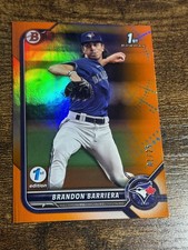 BRANDON BARRIERA 2022 Bowman Draft #BD-21 1st Edition Orange Foil /25