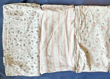 3 Pack Aden Anais Muslin Swaddle Cotton Baby Blankets Feathers Foxes EUC