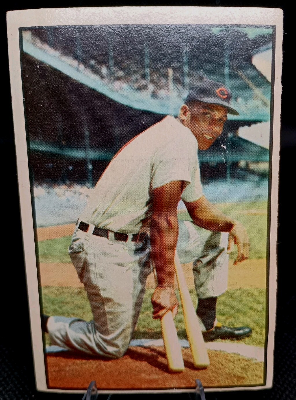 1953 Bowman Color #104 Luke Easter Poor Condition