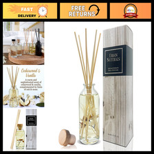 Cedarwood  Vanilla Reed Diffuser Set  Essential Oils  Botanicals  USA Made