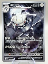 Pokemon Karte Stahlos 150/132 Mega-Entwicklungen Full Art Holo Near Mint Deutsch