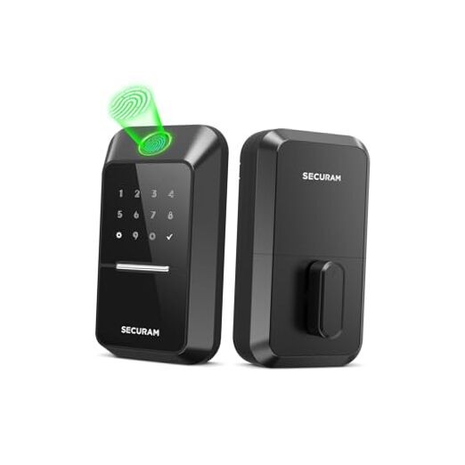 Smart Keyless Fingerprint Deadbolt Lock with Code Entry