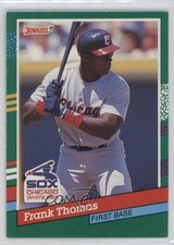1991 Donruss Frank Thomas (No White Stripes on Right Border Leaf INC) HOF 0u2j