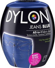 DYLON Waschmaschine Stoff Färbe Pod für Kleidung & weiche Möbel, 350g - Jeans