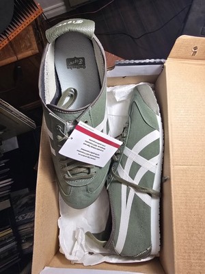 Asics Onitsuka Tiger Mexico 66 Olive Green/Cream 10.5 Men s New W Box