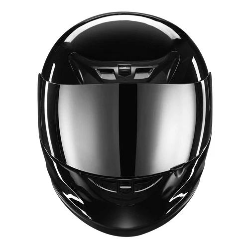 S-M-L-XL DOT Motorcycle Motocross Street Bike Adult Full Face Helmet Gloss Black