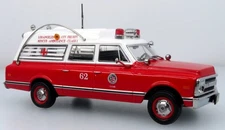 1969 Chevrolet C-10 Ambulance: Los Angeles City Fire Department 1:50 Diecast