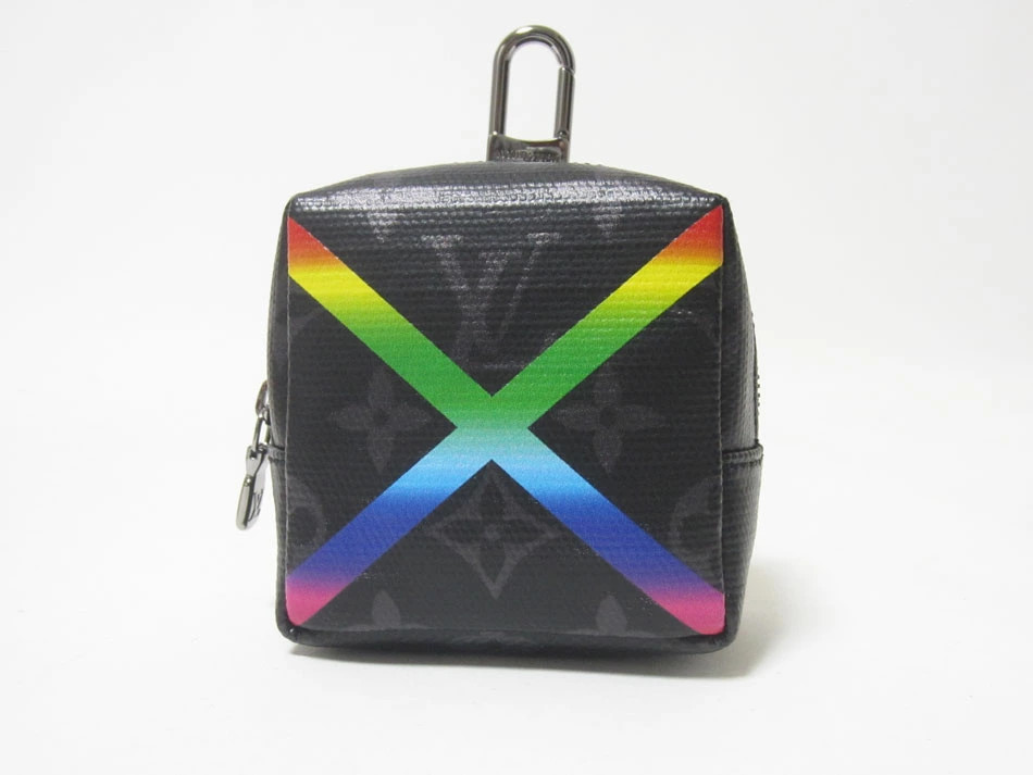LOUIS VUITTON Shiny Monogram Eclipse Rainbow Bijo… - image 1