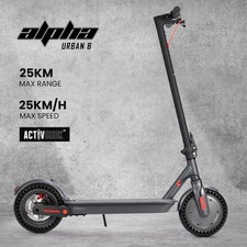ALPHA Urban 8 Electric Scooter, AU Compliant, 8.5" Wheels Suspension eScooter