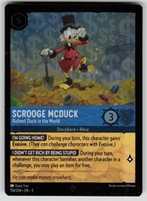 Scrooge McDuck Richest Duck in the World Foil Into the Inklands 154 Lorcana NM
