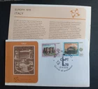 ITALY 1978 EUROPA SET FLEETWOOD CACHET VITTORIO EMANUELE MONUMENT FDC+INFO CARD