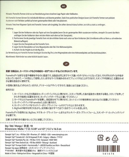 Stampin' Up! SWEET CUPCAKE & CUPCAKE CUTOUTS FRAMELITS Dies - NEW - Picture 8 of 8