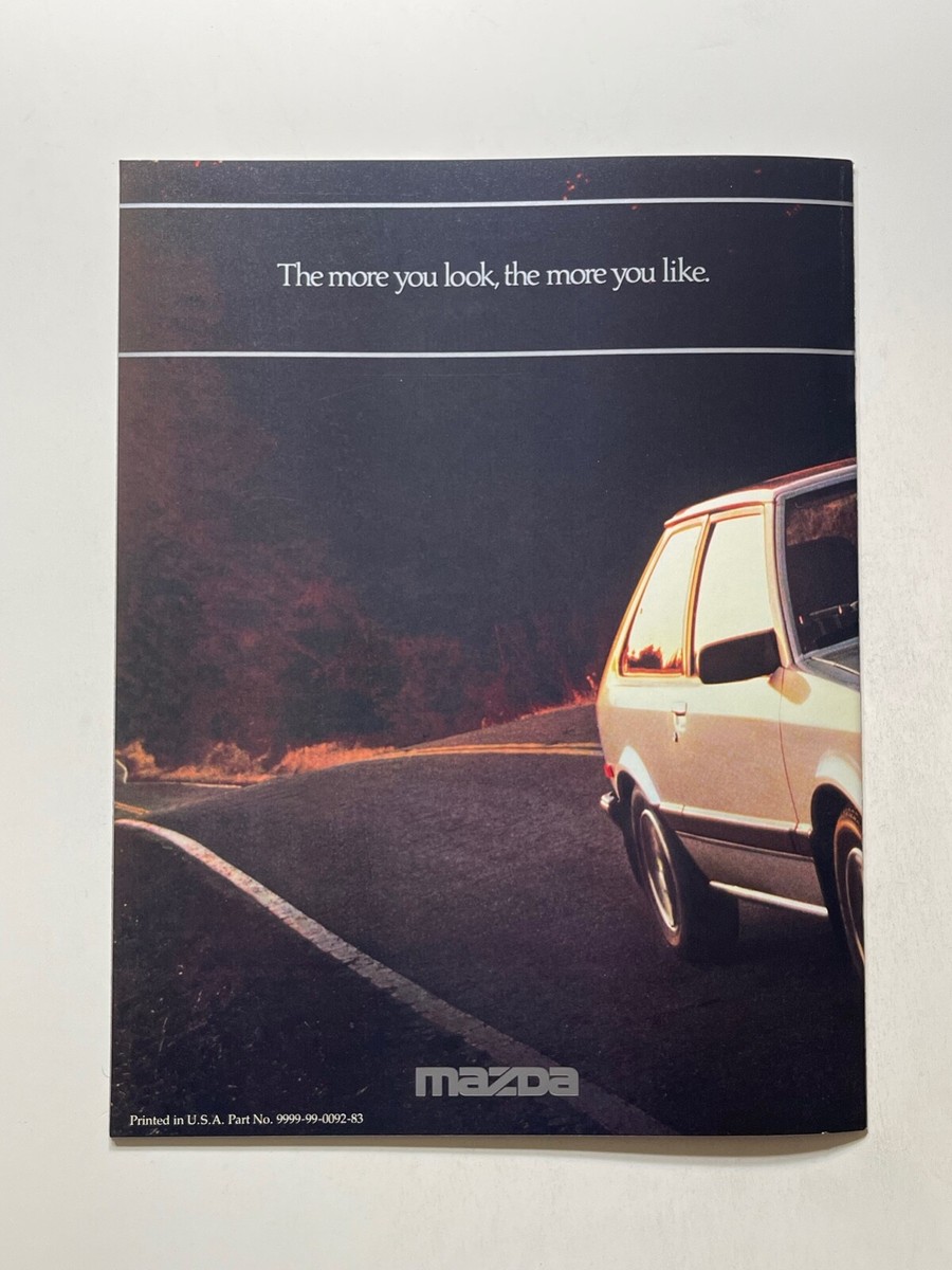 1983 Mazda GLC Cars Original Sales Brochure *Showroom Book* (24