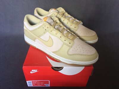 Nike Dunk Low Khaki Suede Gum Yellow EU 47 US 12,5 Weiß Beige Sail Cream Neu