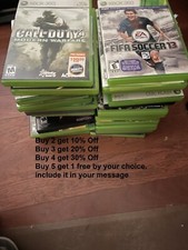 Used Great condition X-Box 360 Games most in original Covers, buy more get more