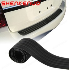 Rubber Car Rear Bumper Protector Trim Strip Trunk Sill Guard Scratch Pad Cover Rubber Car Rear Bumper Protector Trim Strip Trunk Sill Guard Scratch Pad Cover