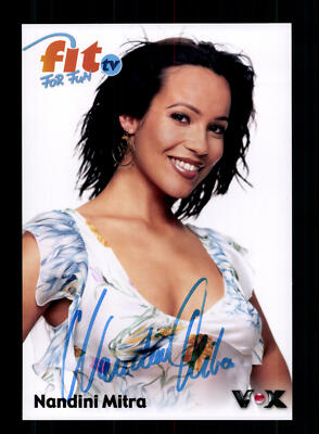 Nandini Mitra Fit for fun Autogrammkarte Original Signiert ## BC 168736