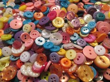 1000 kleine Knöpfe bunte Mischung Konvolut Nähen Basteln siehe Bild A58