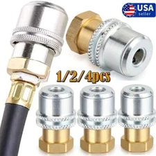 Lock On Air Chuck Closed Flow Brass Tire Air Chuck For Inflator Nozzle Adapter
