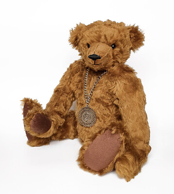 Schöner handgefertigter großer Mohair Teddybär ''MARMADUKE'' - von Hazel Jones