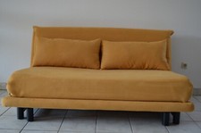 Ligne Roset Multy 3 Schlafsofa in Microfaser Gelb/Orange - TOP !