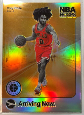 2019-20 Panini NBA Hoops COBY WHITE #16 Arriving Now Foil Insert RC Bulls