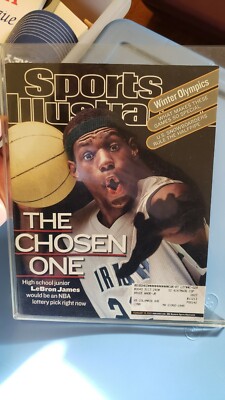 2002 Sports Illustrated Magazine Lebron James 1st Cover 