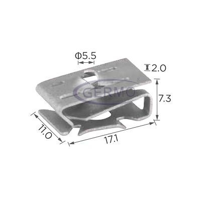 10 x Schnappmutter Unterfahrschutz Radlauf für VW Audi Seat Skoda N90959101