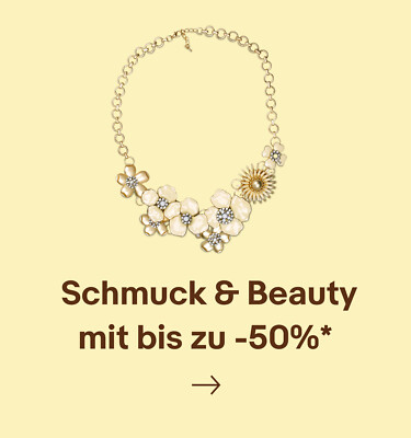 Schmuck & Beauty mit bis zu -50%*