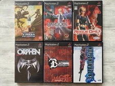 SONY PS2 Project Arms & Orphen  & Baroque & Bouncer & Rogue Ops & Extermination