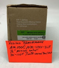Resideo Braukmann Mixing Valves, AM100C 1070-UPEX 1LF(1 In Lot)3158-77