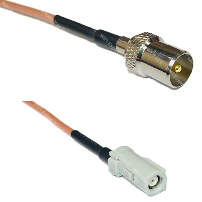 RG316 DVB TV Pal Male to AVIC Jack RF Cable Rapid-SHIP LOT