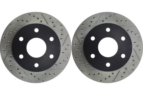 Front PAIR Stoptech Disc Brake Rotor for 1999-2006 GMC Sierra 1500 (44593)