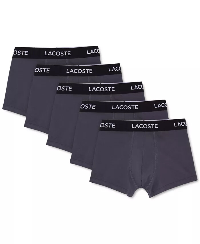 Lacoste 5-Pack Casual Cotton Stretch Men's Boxers Trunks Small